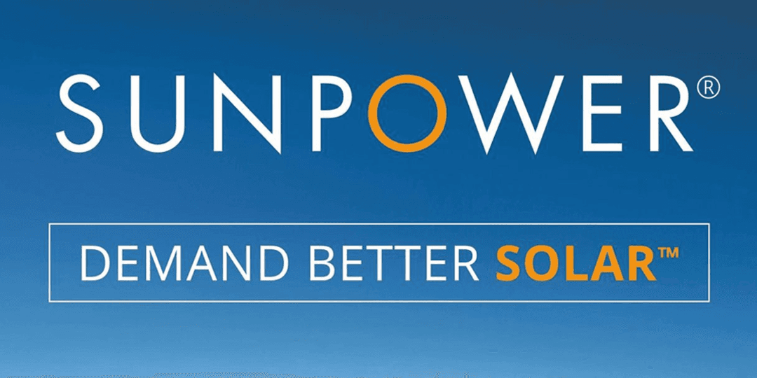 SunPower logo with the tagline “Demand Better Solar.”